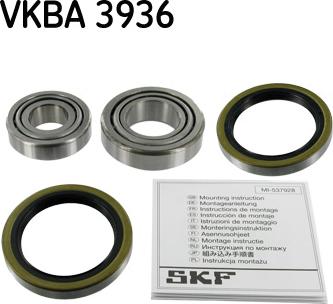 SKF VKBA 3936 - Pyöränlaakerisarja inparts.fi