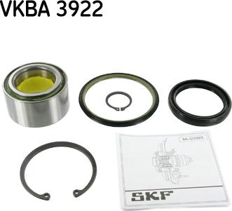 SKF VKBA 3922 - Pyöränlaakerisarja inparts.fi