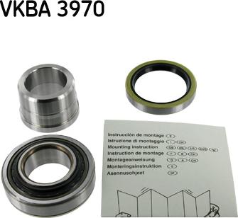 SKF VKBA 3970 - Pyöränlaakerisarja inparts.fi