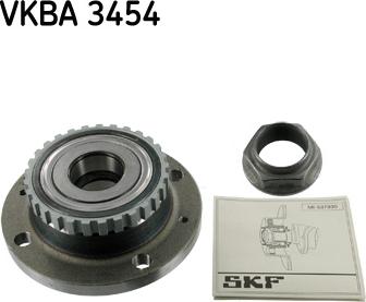 SKF VKBA 3454 - Pyörän napa inparts.fi