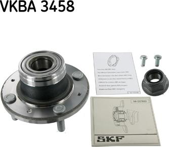 SKF VKBA 3458 - Pyöränlaakerisarja inparts.fi