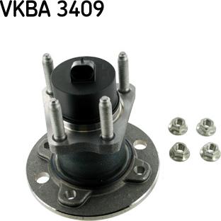 SKF VKBA 3409 - Pyörän napa inparts.fi