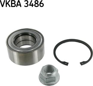 SKF VKBA 3486 - Pyöränlaakerisarja inparts.fi