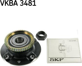 SKF VKBA 3481 - Pyöränlaakerisarja inparts.fi