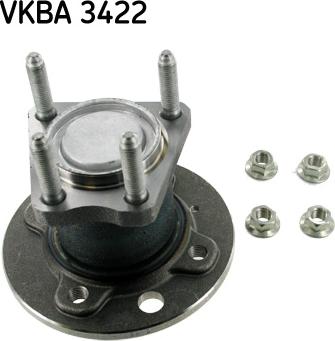 SKF VKBA 3422 - Pyörän napa inparts.fi