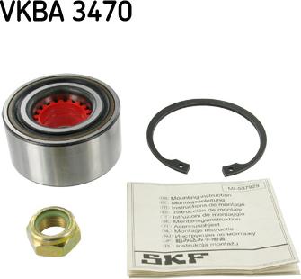 SKF VKBA 3470 - Pyöränlaakerisarja inparts.fi