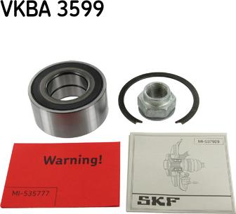 SKF VKBA 3599 - Pyöränlaakerisarja inparts.fi