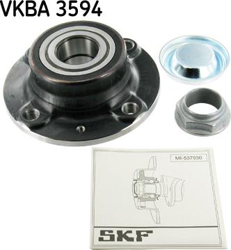 SKF VKBA 3594 - Pyöränlaakerisarja inparts.fi