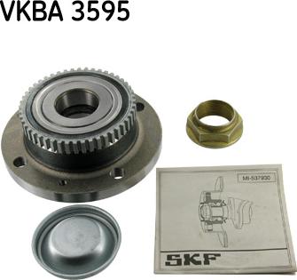 SKF VKBA 3595 - Pyöränlaakerisarja inparts.fi