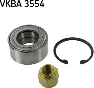 SKF VKBA 3554 - Pyöränlaakerisarja inparts.fi