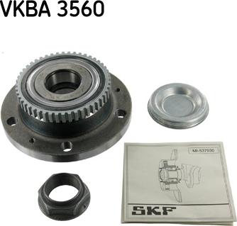 SKF VKBA 3560 - Pyöränlaakerisarja inparts.fi