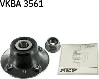 SKF VKBA 3561 - Pyöränlaakerisarja inparts.fi