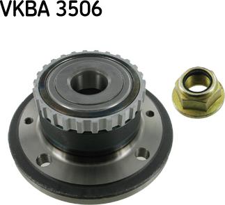 SKF VKBA 3506 - Pyöränlaakerisarja inparts.fi