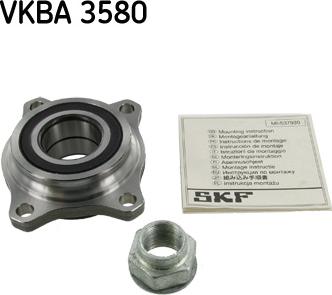 SKF VKBA 3580 - Pyöränlaakerisarja inparts.fi