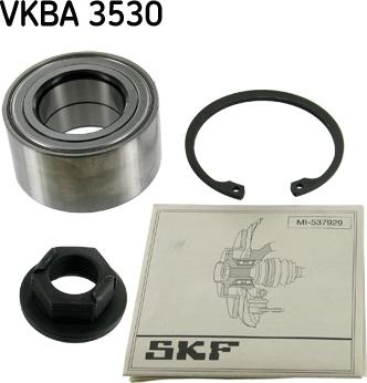 SKF VKBA 3530 - Pyöränlaakerisarja inparts.fi