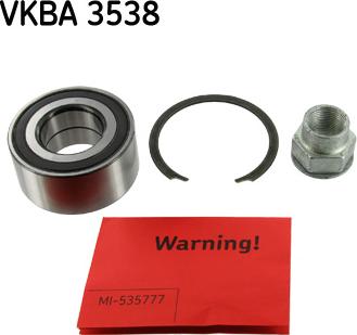 SKF VKBA 3538 - Pyöränlaakerisarja inparts.fi