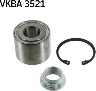 SKF VKBA 3521 - Pyöränlaakerisarja inparts.fi