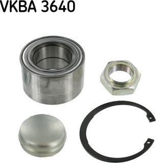 SKF VKBA 3640 - Pyöränlaakerisarja inparts.fi