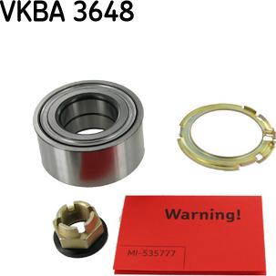 SKF VKBA 3648 - Pyöränlaakerisarja inparts.fi