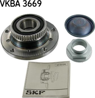 SKF VKBA 3669 - Pyöränlaakerisarja inparts.fi