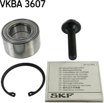 SKF VKBA 3607 - Pyöränlaakerisarja inparts.fi