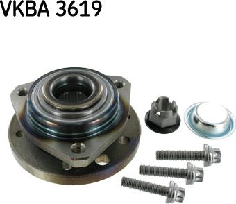 SKF VKBA 3619 - Pyöränlaakerisarja inparts.fi