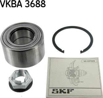 SKF VKBA 3688 - Pyöränlaakerisarja inparts.fi