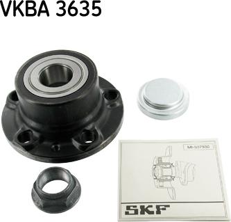 SKF VKBA 3635 - Pyöränlaakerisarja inparts.fi