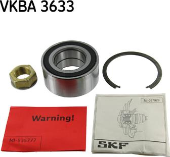 SKF VKBA 3633 - Pyöränlaakerisarja inparts.fi