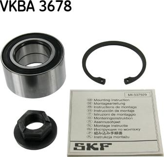 SKF VKBA 3678 - Pyöränlaakerisarja inparts.fi