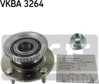 SKF VKBA 3264 - Pyörän napa inparts.fi