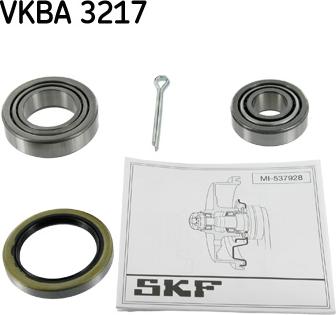 SKF VKBA 3217 - Pyöränlaakerisarja inparts.fi