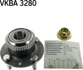 SKF VKBA 3280 - Pyöränlaakerisarja inparts.fi