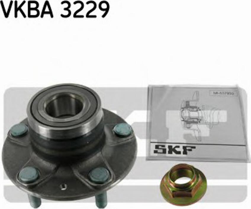 SKF VKBA 3229 - Pyörän napa inparts.fi