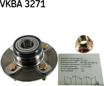 SKF VKBA 3271 - Pyörän napa inparts.fi