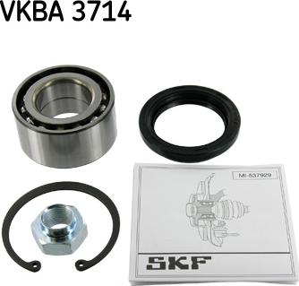 SKF VKBA 3714 - Pyöränlaakerisarja inparts.fi