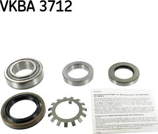 SKF VKBA 3712 - Pyöränlaakerisarja inparts.fi