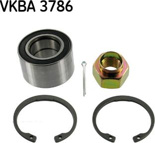 SKF VKBA 3786 - Pyöränlaakerisarja inparts.fi