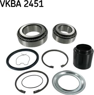 SKF VKBA 2451 - Pyöränlaakerisarja inparts.fi