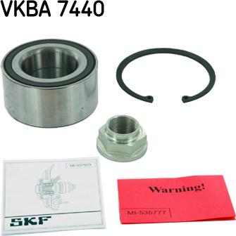 SKF VKBA 7440 - Pyöränlaakerisarja inparts.fi