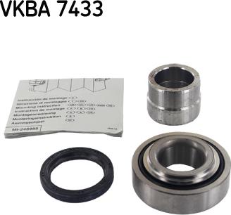 SKF VKBA 7433 - Pyöränlaakerisarja inparts.fi