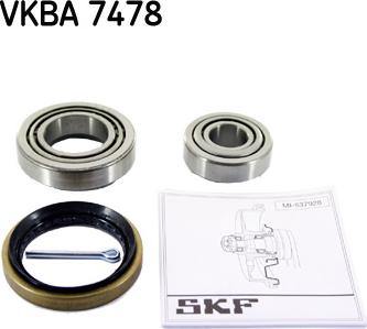 SKF VKBA 7478 - Pyöränlaakerisarja inparts.fi