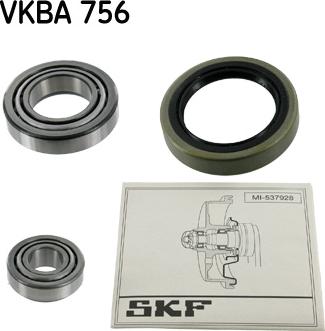 SKF VKBA 756 - Pyöränlaakerisarja inparts.fi