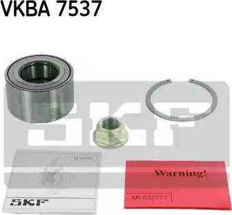 SKF VKBA 7537 - Pyöränlaakerisarja inparts.fi