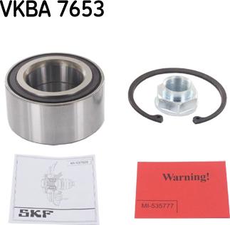 SKF VKBA 7653 - Pyöränlaakerisarja inparts.fi