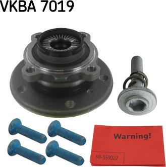 SKF VKBA 7019 - Pyöränlaakerisarja inparts.fi