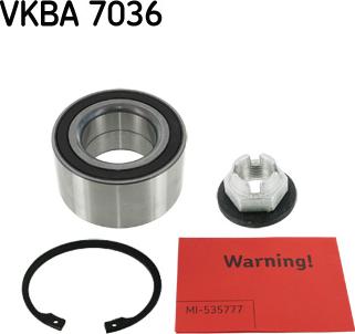 SKF VKBA 7036 - Pyöränlaakerisarja inparts.fi