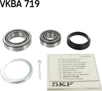 SKF VKBA 719 - Pyöränlaakerisarja inparts.fi