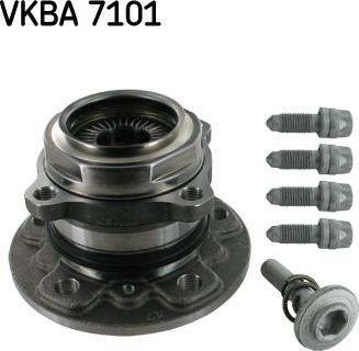 SKF VKBA 7101 - Pyöränlaakerisarja inparts.fi