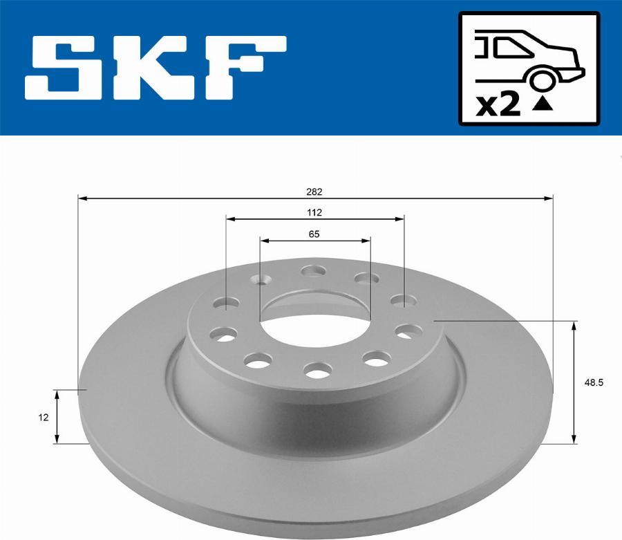 SKF VKBD 90014 S2 - Jarrulevy inparts.fi